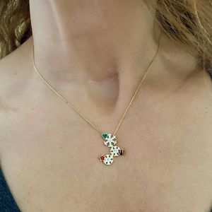 925 silver Christmas Necklace